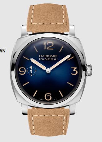 Panerai Radiomir 47mm Replica Watch PAM00932 SCAMOSCIATO BROWN